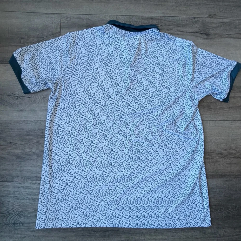 Waggle Performance Polo Antlers Stretchy Active Golf Office Plus Size - Picture 5 of 6